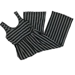 Striped Wide Leg Jumpsuit